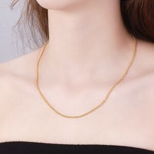 24k gold plated beads Necklace